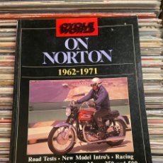 Coches y Motocicletas: LIBRO ON NORTON 1962-1971 CYCLE WORLD DE BROOKLANDS BOOKS. Lote 315847358