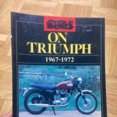 Coches y Motocicletas: LIBRO ON TRIUMPH DE BROOKLANDS BOOKS. Lote 316304258