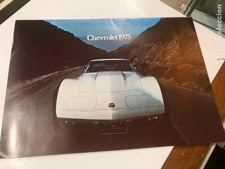 Coches y Motocicletas: Catalogo Chevrolet 1975 GM mide 29 x 21 cms 20 p&aacute;ginas en ingl&eacute;s,muy bien conservado