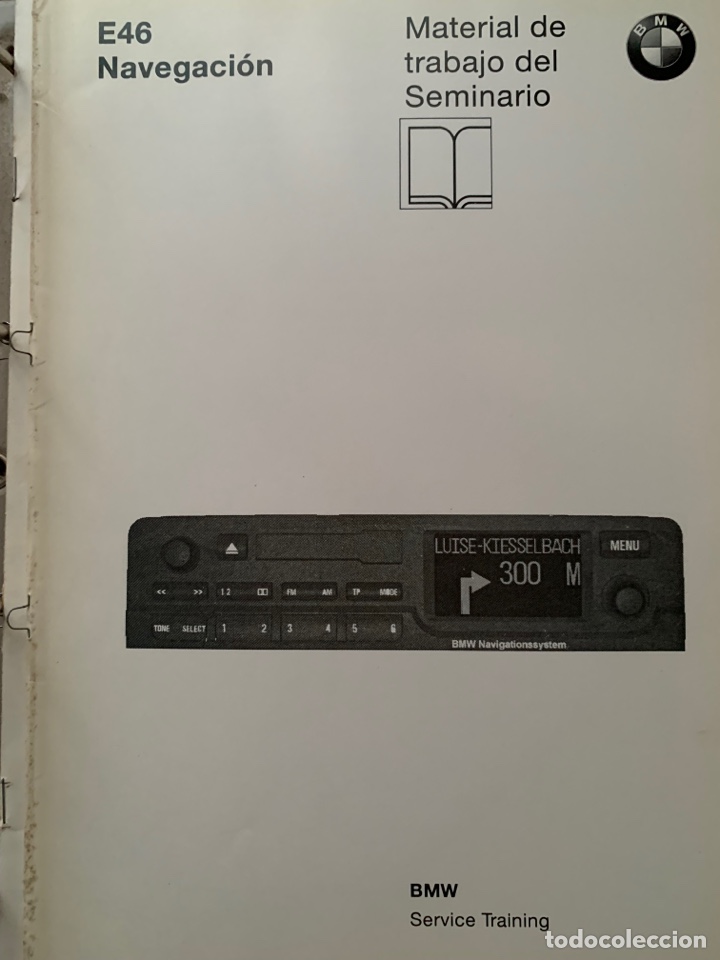 Carros e motociclos: Manual de formaci&oacute;n t&eacute;cnica original Bmw navegaci&oacute;n BMW E46