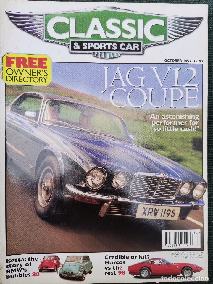 Coches y Motocicletas: 1997 REVISTA CLASSIC AND SPORT CAR - JAGUAR V12 COUPE - STORY OF BMW`S BUBBLES - MARCOS