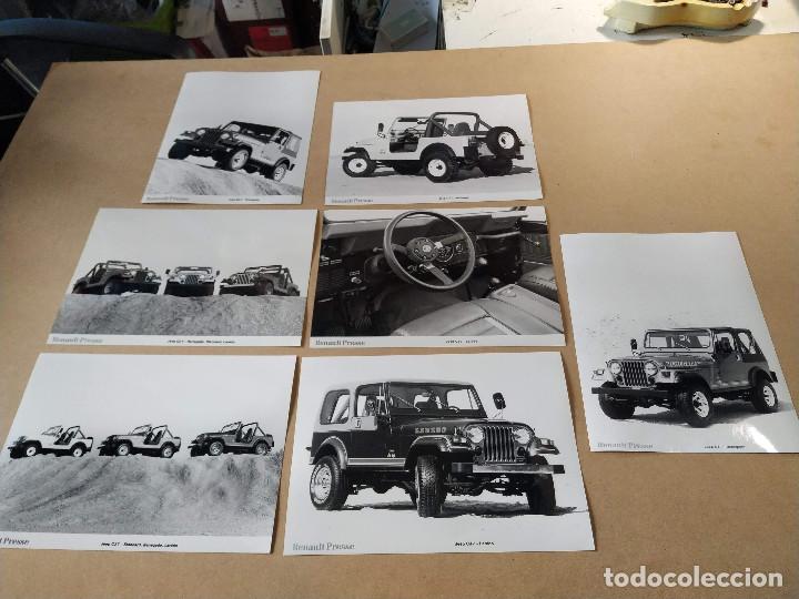 Cars and Motorcycles: 7 FOTOS JEEP CJ7 STANDARD, REN&Eacute;GADE, LAR&Eacute;DO - RENAULT PRESSE