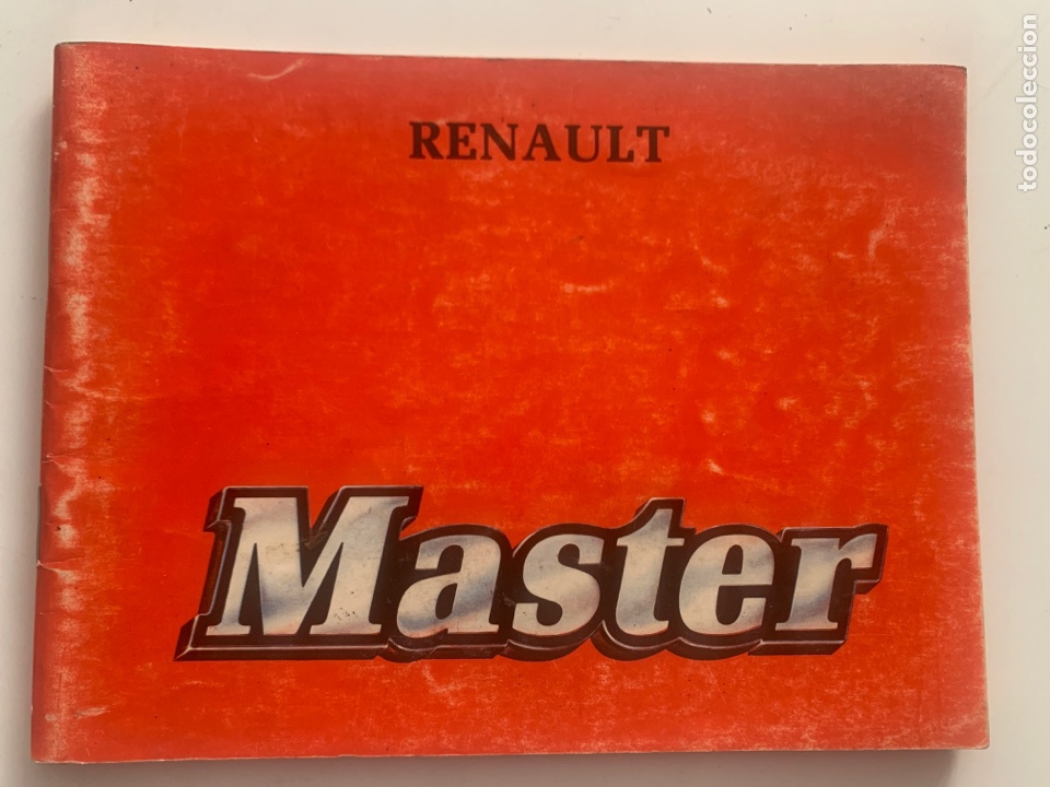 Carros e motociclos: Manual de instrucciones Renault Master de 1992