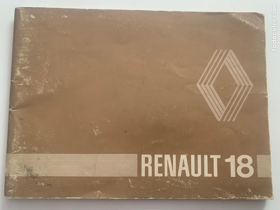 Carros e motociclos: Manual de instrucciones entretenimiento Renault 18 GTS de 1980