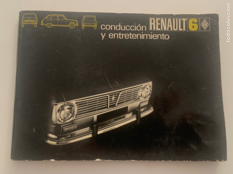 Carros e motociclos: Manual de instrucciones conducci&oacute;n y entretenimiento Renault 6 de 1970
