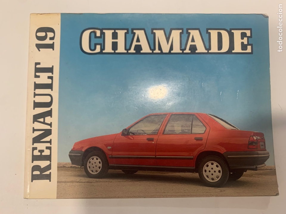 Carros e motociclos: Manual de instrucciones Renault 19 chamade de 1989