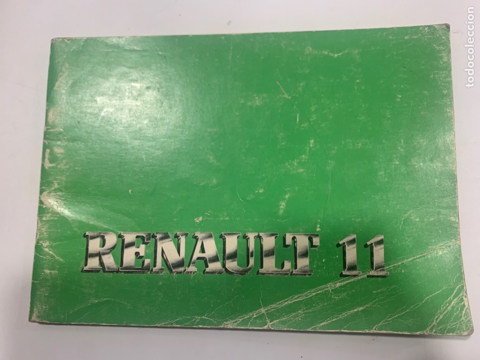 Carros e motociclos: Manual de instrucciones Renault 11 de 1984