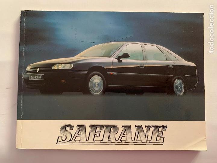 Carros e motociclos: manual de instrucciones renault safrane de 1993
