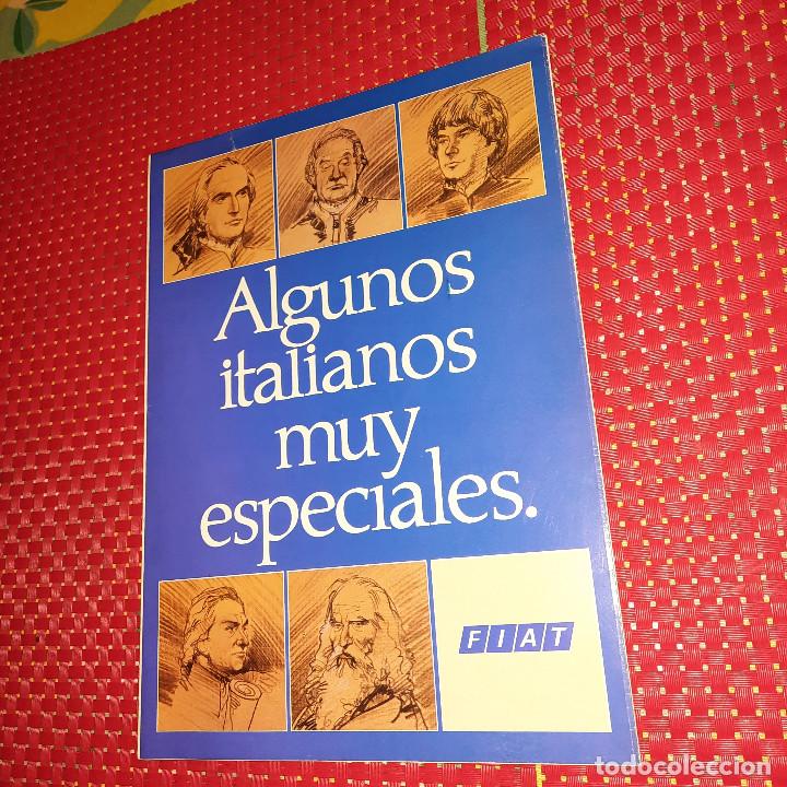 Coches y Motocicletas: FIAT - AUTOBIANCHI - LANCIA - DESPLEGABLE PUBLICITARIO - 4 HOJAS - A&Ntilde;O 1981