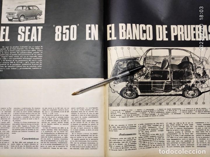 Carros e motociclos: EL SEAT 850 EN EL BANCO DE PRUEBAS.4 PAGINAS.