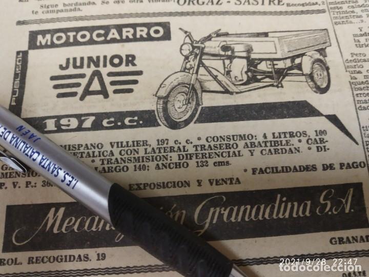 Carros e motociclos: MOTOCARRO JUNIOR A 197 CC CON MOTOR HISPANO VILLIER GRANADA.