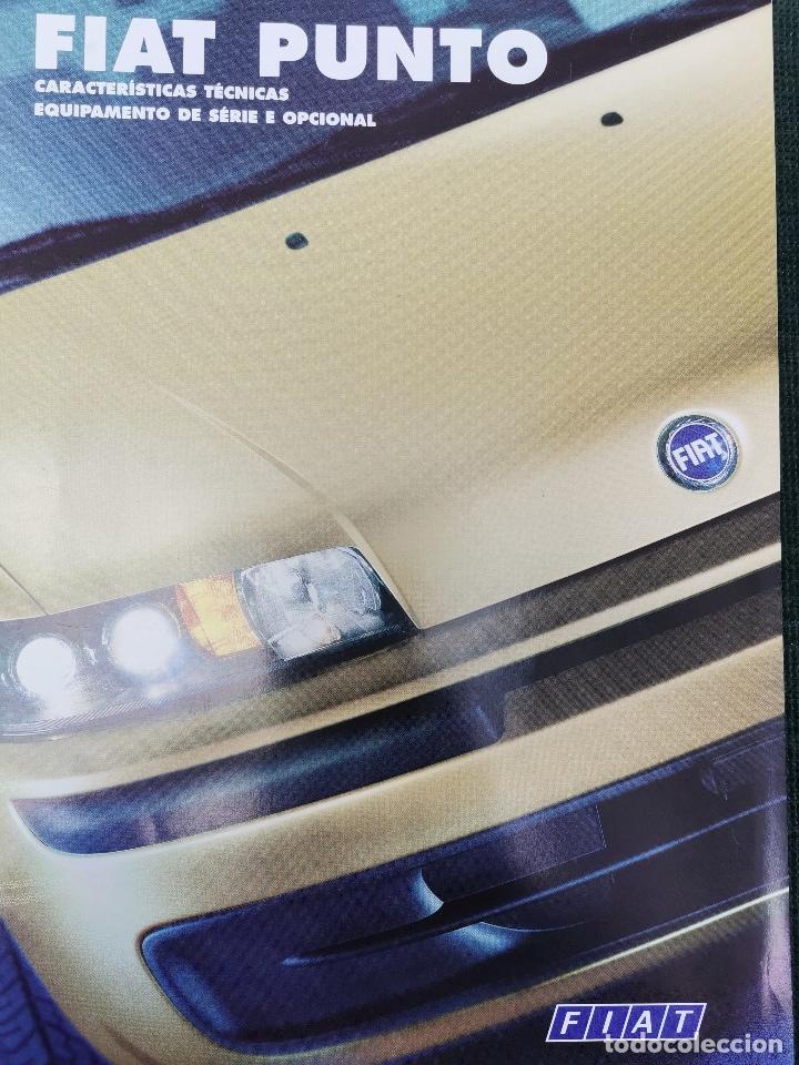 Coches y Motocicletas: 1999 CATALOGO FIAT PUNTO CARACTERISTICAS T&Eacute;CNICAS E EQUIPAMENTO DE S&Eacute;RIE E OPCIONAL