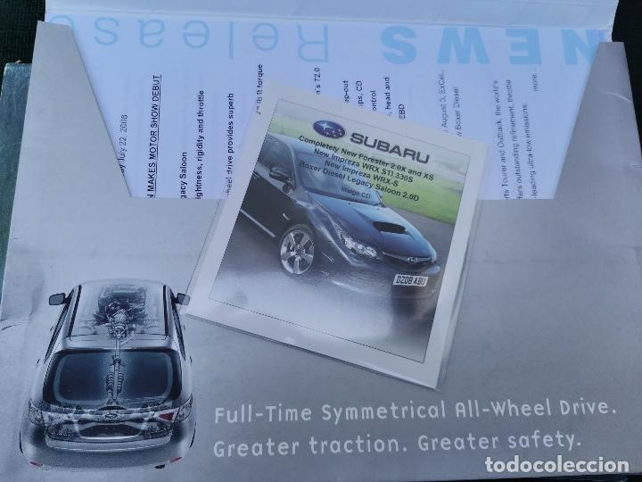 Coches y Motocicletas: 2008 CATALOGO DE PRENSA SUBARU FORESTER 2.0 - IMPREZA WRX STI 330 S - IMPRESA WRX -S