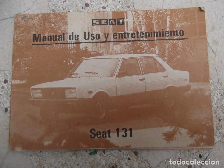 Voitures et Motocyclettes: seat 131, manual de uso y entretenimiento, 1981, 120 paginas, ilustrado, 15 x 21