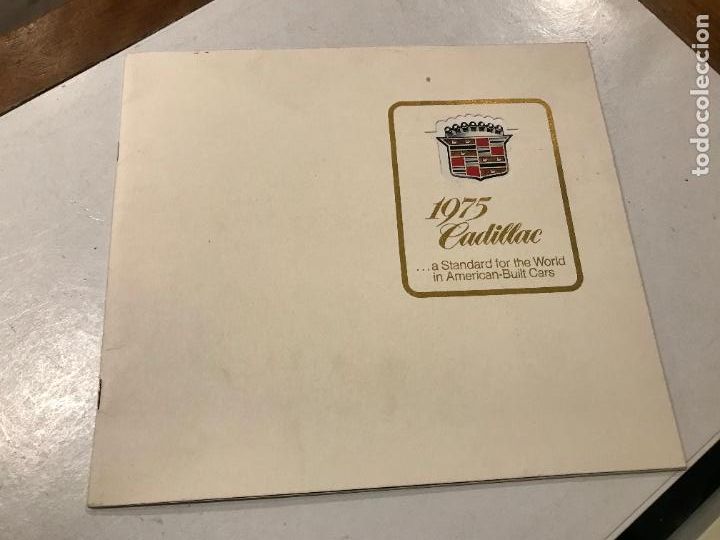 Coches y Motocicletas: Catalogo Cadillac 1975 28 p&aacute;ginas en ingles muy bien conservado