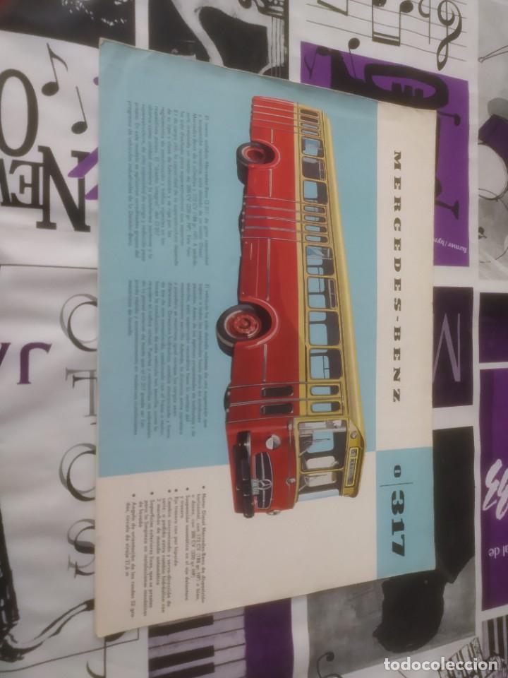 Automobili e Motociclette: Mercedes benz 0 l 317 autocar catalogo Folleto propaganda concesionario venta