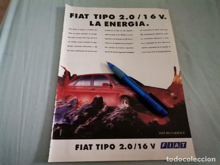 Coches y Motocicletas: COCHE FIAT TIPO 2.0 16V ANUNCIO PUBLICIDAD REVISTA 1992