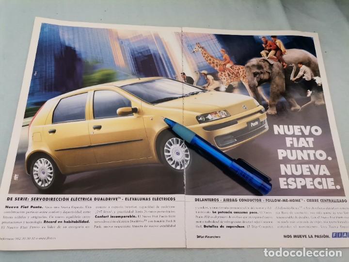Coches y Motocicletas: COCHE NUEVO FIAT PUNTO REVERSO RELOJ JAEGER LECOULTRE ANUNCIO PUBLICIDAD REVISTA 1992