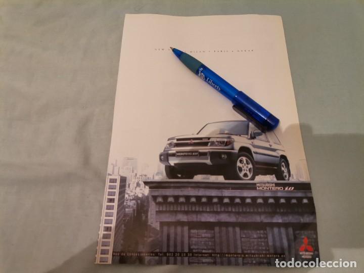 Coches y Motocicletas: MITSUBISHI MONTERO IO ANUNCIO PUBLICIDAD REVISTA 1999