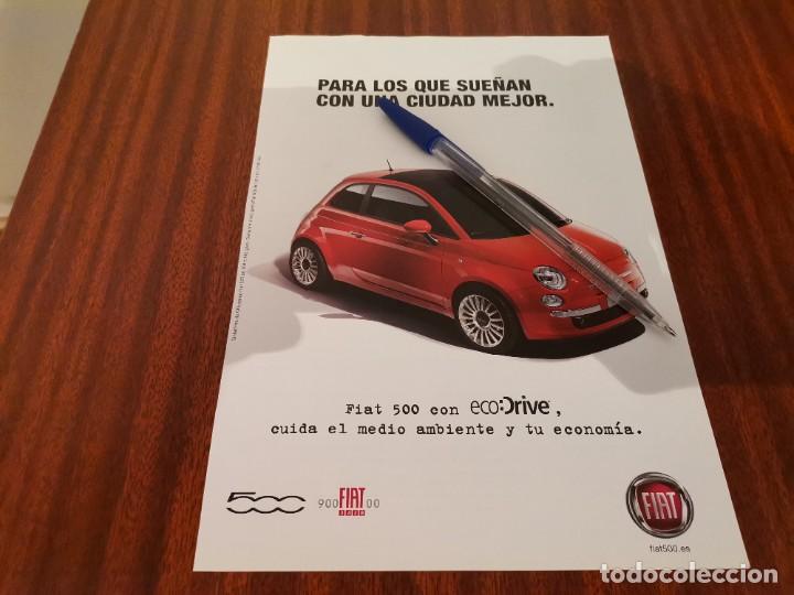 Coches y Motocicletas: COCHE FIAT 500 ANUNCIO PUBLICIDAD REVISTA 2010