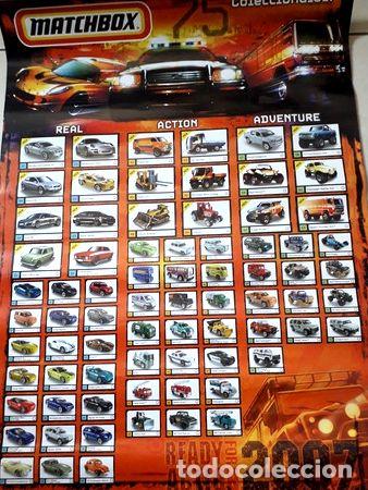 Coches y Motocicletas: afiche catalogo autos matchbox modelos ano 2007