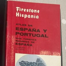 Coches y Motocicletas: ATLAS DE ESPAÑA Y PORTUGAL FIRESTONES HISPANIA CON FUNDA DE PLÁSTICO DE E.M.I.S.A.. Lote 332210688