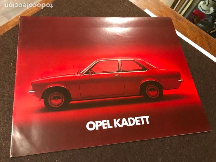 Automobili e Motociclette: Catalogo Opel Kadet a&ntilde;o 1973 mide 30 x 24 cms,20 p&aacute;ginas en ingles muy bien conservado