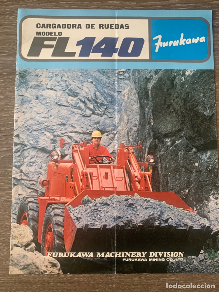 Coches y motocicletas: Catalogo de 1972 cargadora de ruedas furukawa modelo fl 140