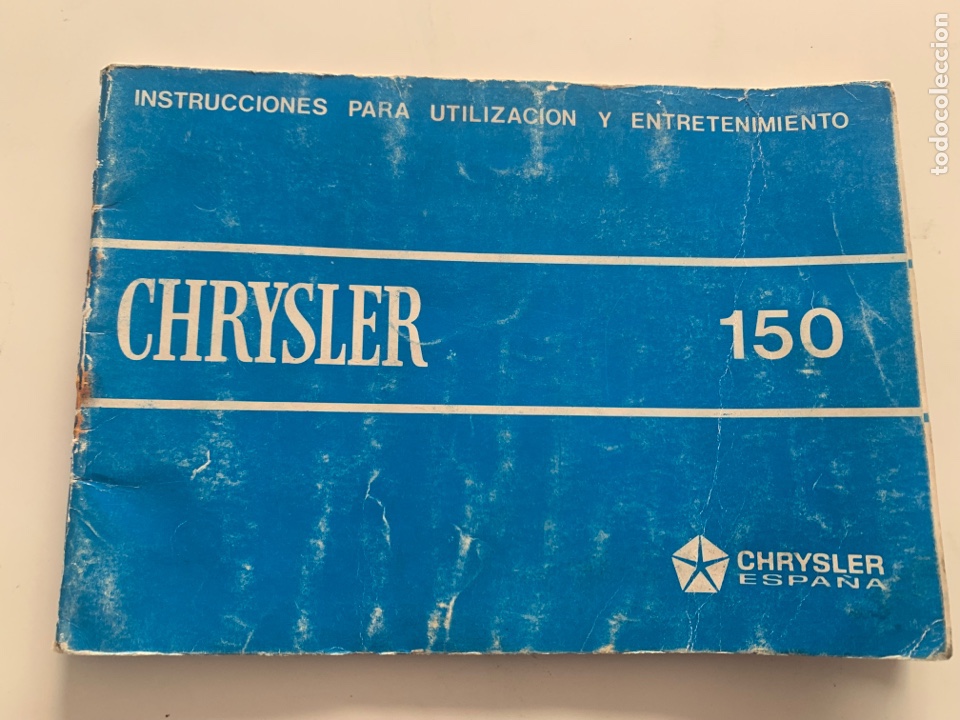 Coches y Motocicletas: Manual de instrucciones utilizaci&oacute;n y entretenimiento Chrysler 150 de 1977