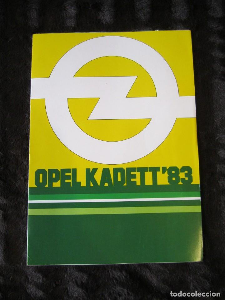 Coches y motocicletas: Catalogo Folleto Publicitario Concesionario Opel Kadett 1983 83 (REF-FJL1)