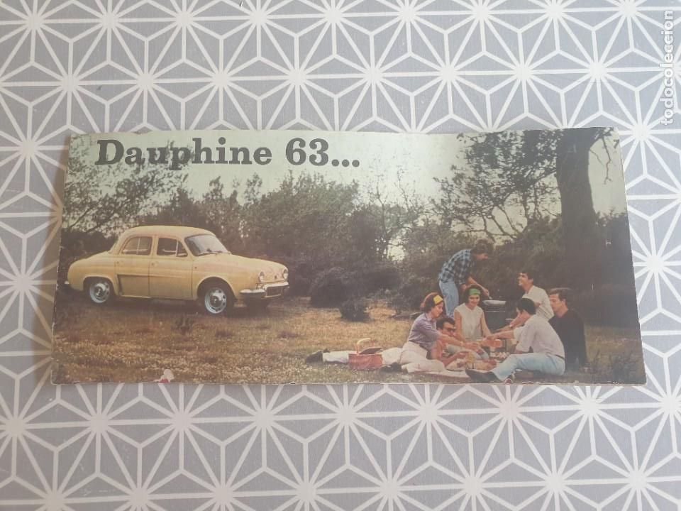 Cars and Motorcycles: BONITO Y RARO CATALOGO DAUPHINE 63.