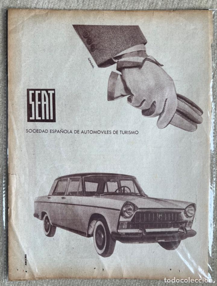 Coches y motocicletas: Publicidad revista Seat - Sociedad Espa&ntilde;ola de autom&oacute;viles de turismo (Seat 1500) - A&ntilde;os 60