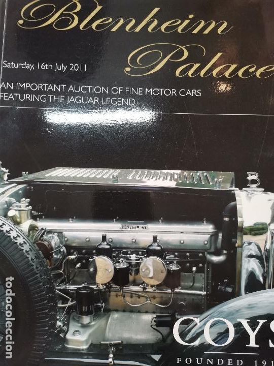 Coches y Motocicletas: 2011 COYS BLENHEIM PALACE CATALOGO - THE JAGUAR LEGEND - MERCEDES - AUSTIN - LOTUS - FERRARI