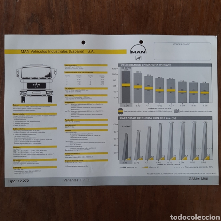 Autos und Motorr&auml;der: Ficha t&eacute;cnica camion man 12.272 F FL