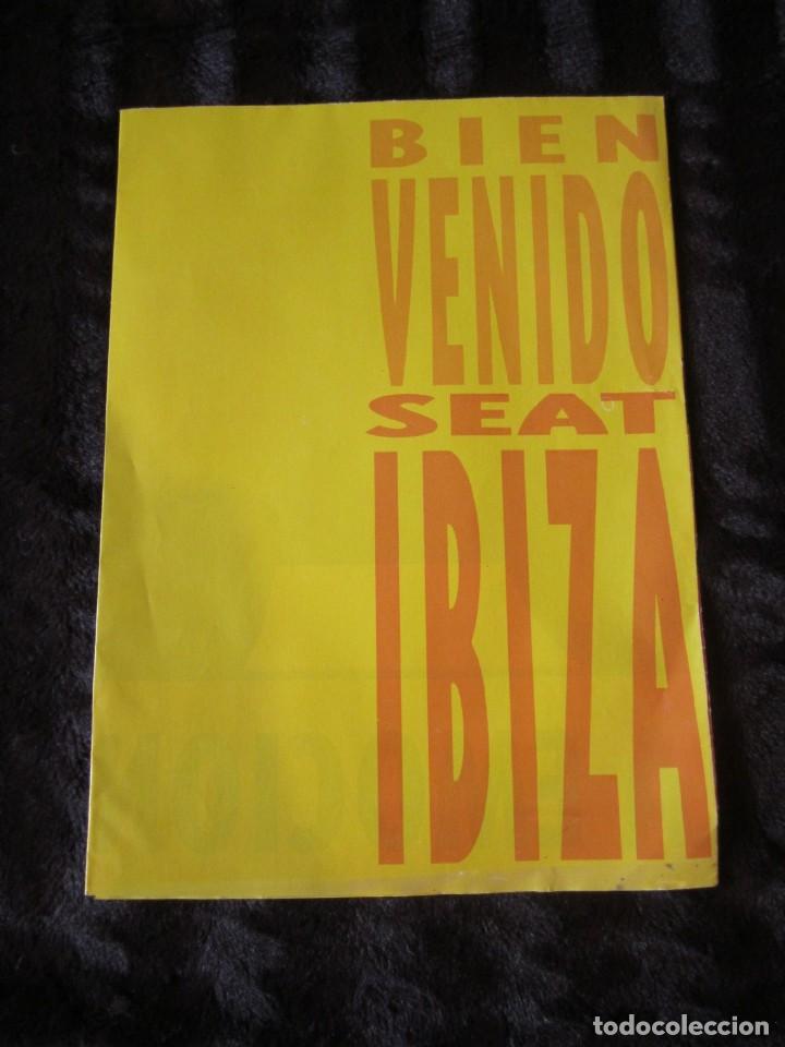 Coches y motocicletas: Seat Ibiza 1993 93 Catalogo Folleto Publicitario Concesionario (REF-FJL1)