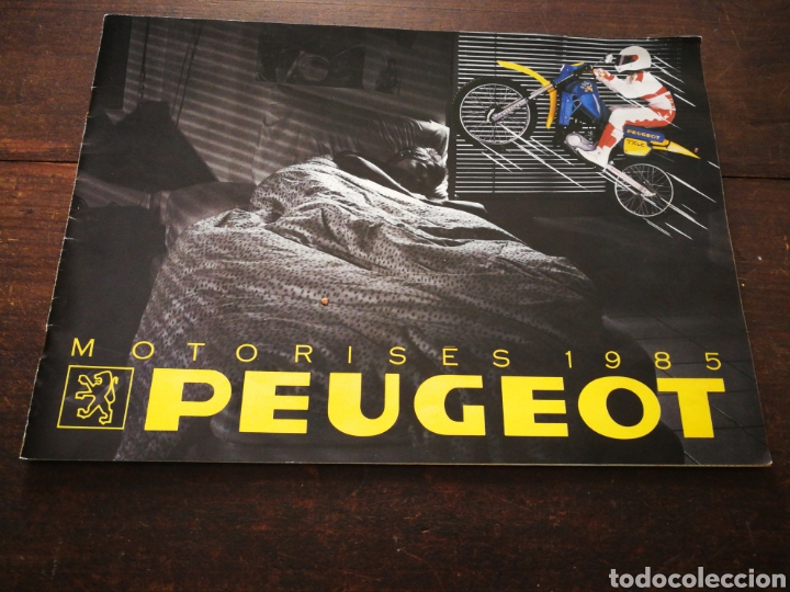Coches y Motocicletas: CAT&Aacute;LOGO PUBLICIDAD MOTORISES MOTOS CICLOMOTORES PEUGEOT, 1985.