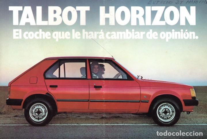 Voitures et Motocyclettes: TALBOT HORIZON CATALOGO MARCA PUBLICIDAD