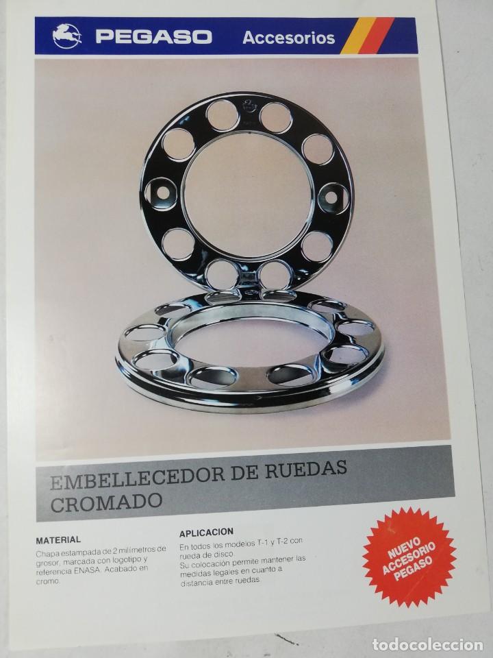 Coches y motocicletas: CATALOGO PEGASO ACCESORIOS. EMBELLECEDOR DE RUEDAS CROMADO (ZCETA)