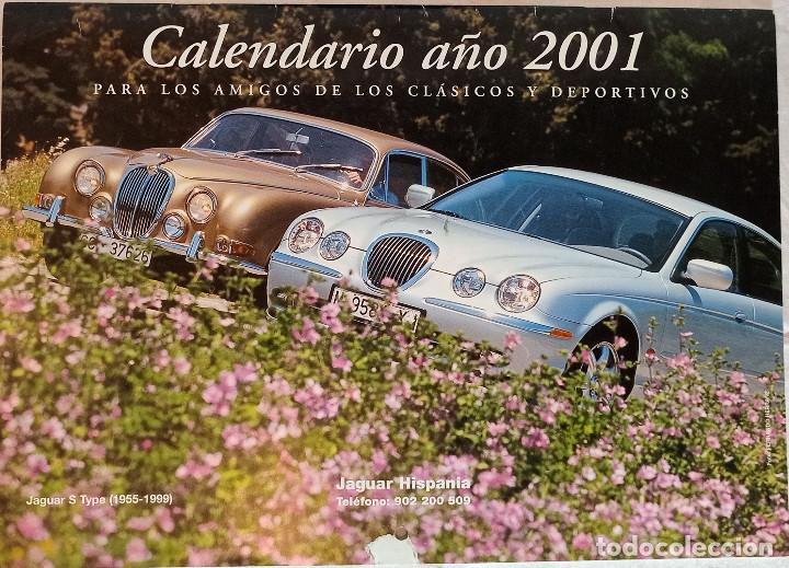 Coches y motocicletas: Coches cl&aacute;sicos y deportivos. CALENDARIO 2001
