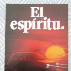 Coches y Motocicletas: RENAULT 5 SUPERCINCO GTS GTL Y TL. CATÁLOGO PUBLICIDAD ORIGINAL. ESPAÑOL CIRCA 1980. A4 DESPLEGABLE