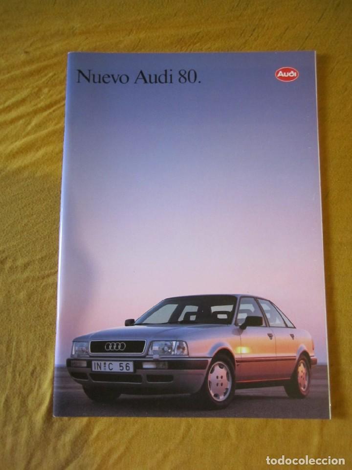Coches y motocicletas: Audi 80 1991 91 Catalogo Folleto Publicitario Concesionario (REF-FJL5)