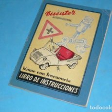 Coches y Motocicletas: LIBRO INSTRUCCIONES ORIGINAL BISCUTER 200 AÑO 1957 BUEN ESTADO. Lote 339705523
