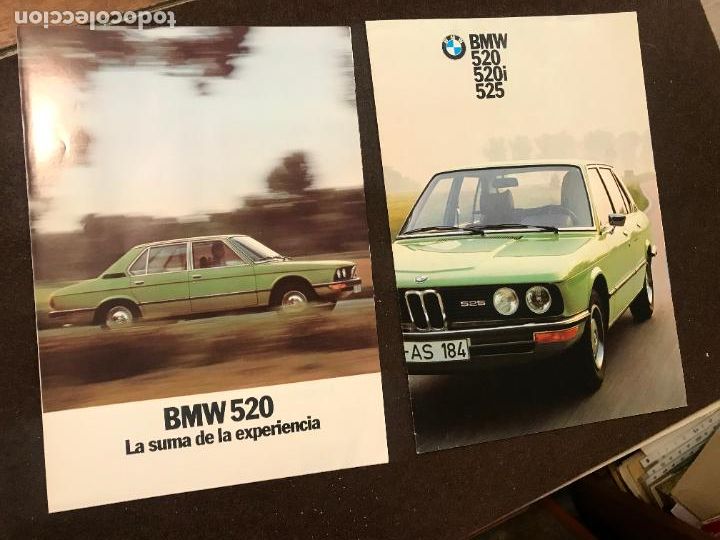 Autos und Motorr&auml;der: Dos catalogos BMW 520 525 a&ntilde;os 70 total 12 paginas bien conservado