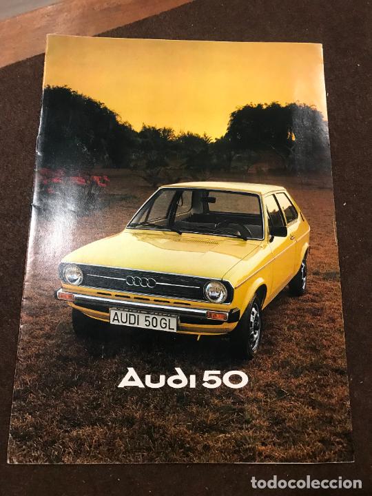 Autos und Motorr&auml;der: Catalogo Audi 50 a&ntilde;o 1975 total 20 paginas bien conservado