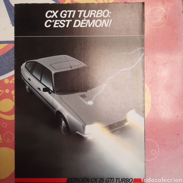 Automobili e Motociclette: Cat&aacute;logo automovil citroen Cx 25 GTI TURBO