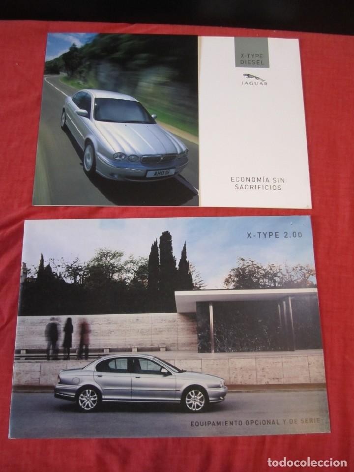 Coches y Motocicletas: Jaguar X-Type 2.0 D Equipamiento Opcional Catalogo Folleto Publicitario Concesionario (REF-FJL2)