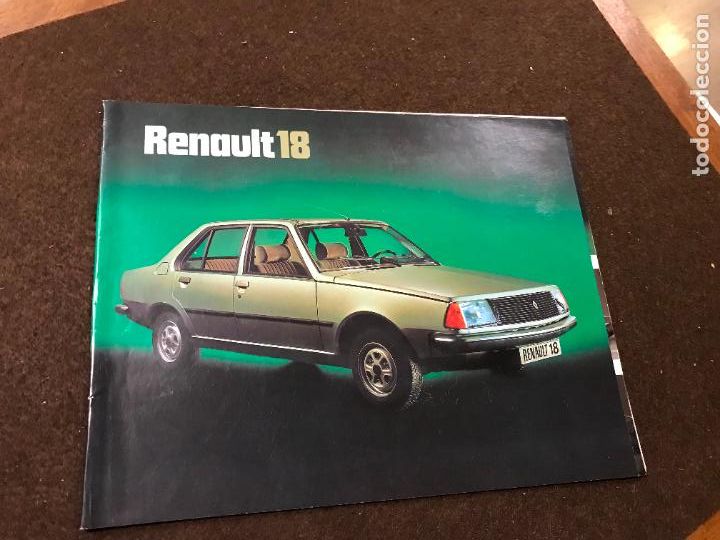 Coches y motocicletas: Catalogo Fasa Renault 18 total 16 paginas en espa&ntilde;ol a&ntilde;o 1978 bien conservado