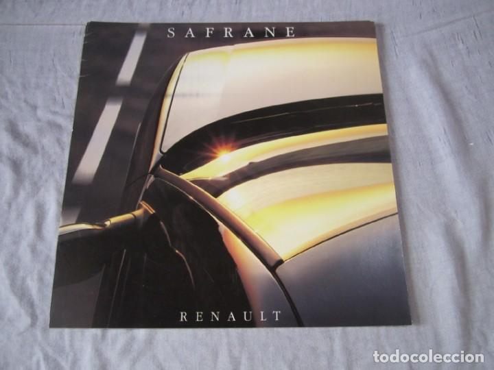 Coches y Motocicletas: Renault Safrane 1992 Catalogo Folleto Publicitario Concesionario (REF-FJL6)