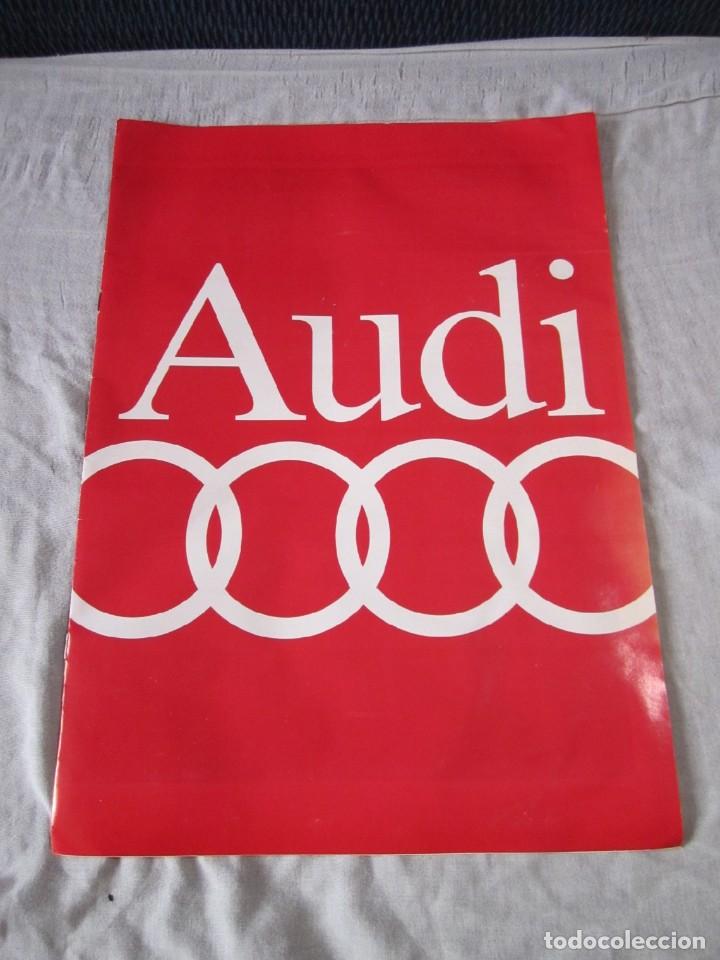 Coches y motocicletas: Audi 80 Coupe Avant Cabrio V8 100 S2 S4 1991 Catalogo Folleto Publicitario Concesionario (REF-FJL6)
