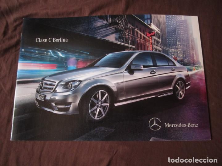 Coches y motocicletas: Mercedes Benz Clase C Berlina 2010 Catalogo Folleto Publicitario Concesionario (REF-FJL7)